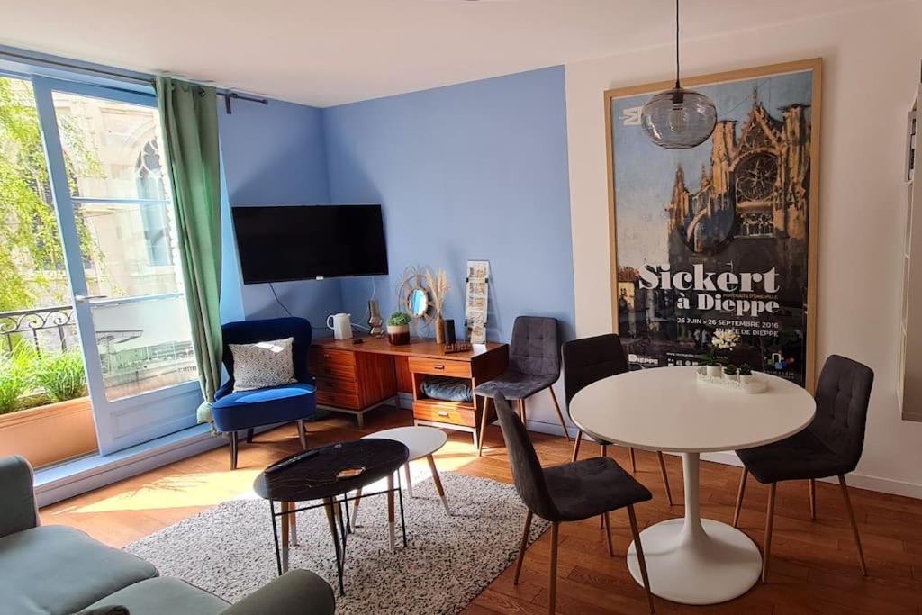 Appartement Calme Centre-Ville. Диеп Екстериор снимка